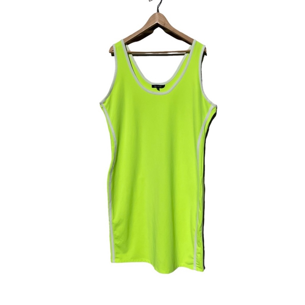 New Look | Plus Size Mini Dress | Neon Lime Green | 3X